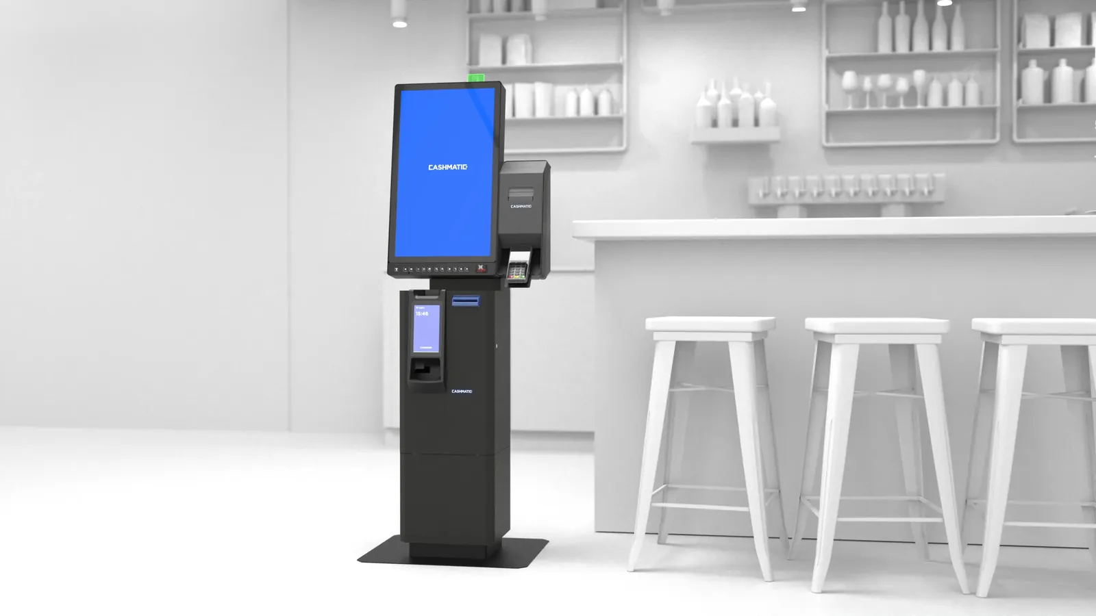 kiosk αυτοεξυπηρέτησης